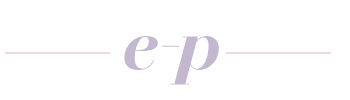 A glossary separator for the letters E through P