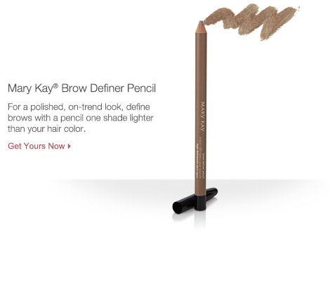 Mary Kay Brow Definer Pencil. For a polished, on-trend look, define brows with a pencil one shade lighter than your hair color. Get yours now.